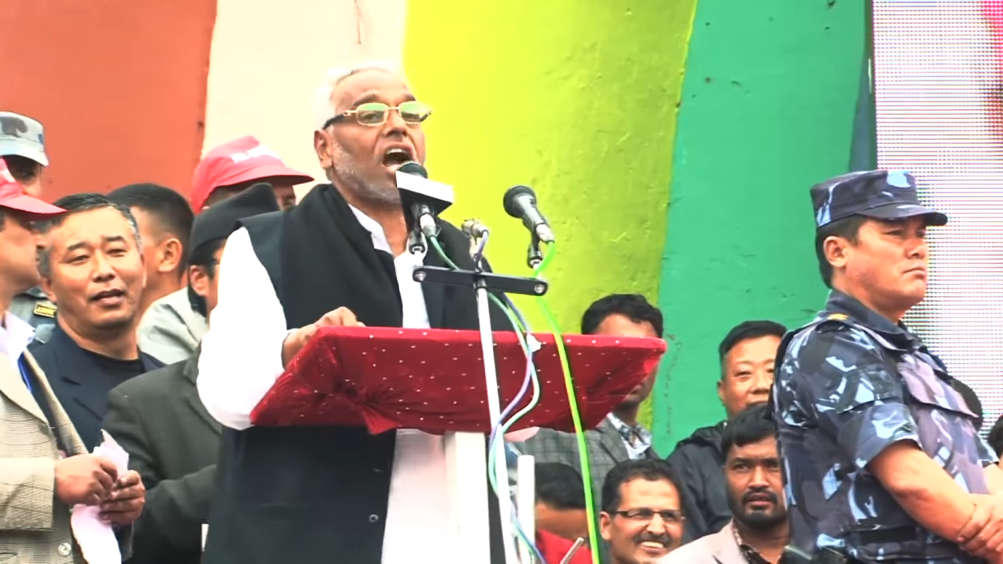 Madhesi Leader Rajendra Mahato in Khula Mancha Sabha